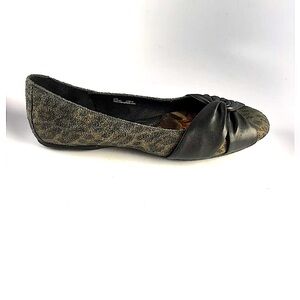 💥 Born B17753 Bronze/Black Lilly Leopard Slip On Flat - Size 7.5 M✨✨✨